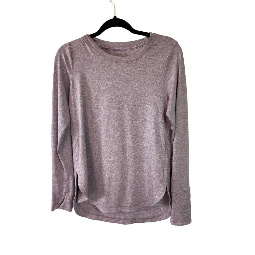 ATHLETA Uptempo Top Dark Sky Violet, Purple Shirt Soft Workout Yoga Top size s